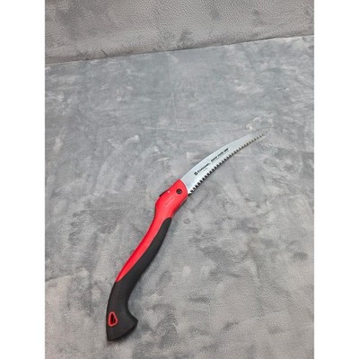 Corona Razor Tooth Folding Pruning Saw RS 7265 Red Black 7 Inch Curved Blade
