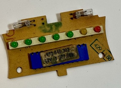 Genuine BMW E30 Service Indicator Board Display One Red LED VDO 62111377669 USED
