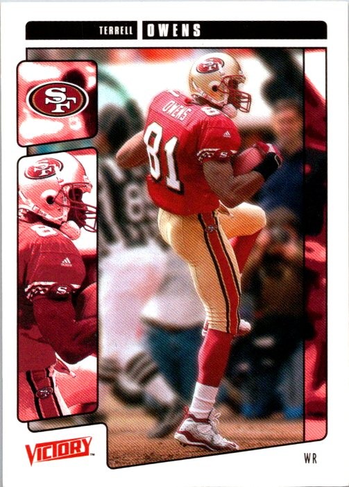 Terrell Owens 2001 Upper Deck Victory #309 San Francisco 49ers