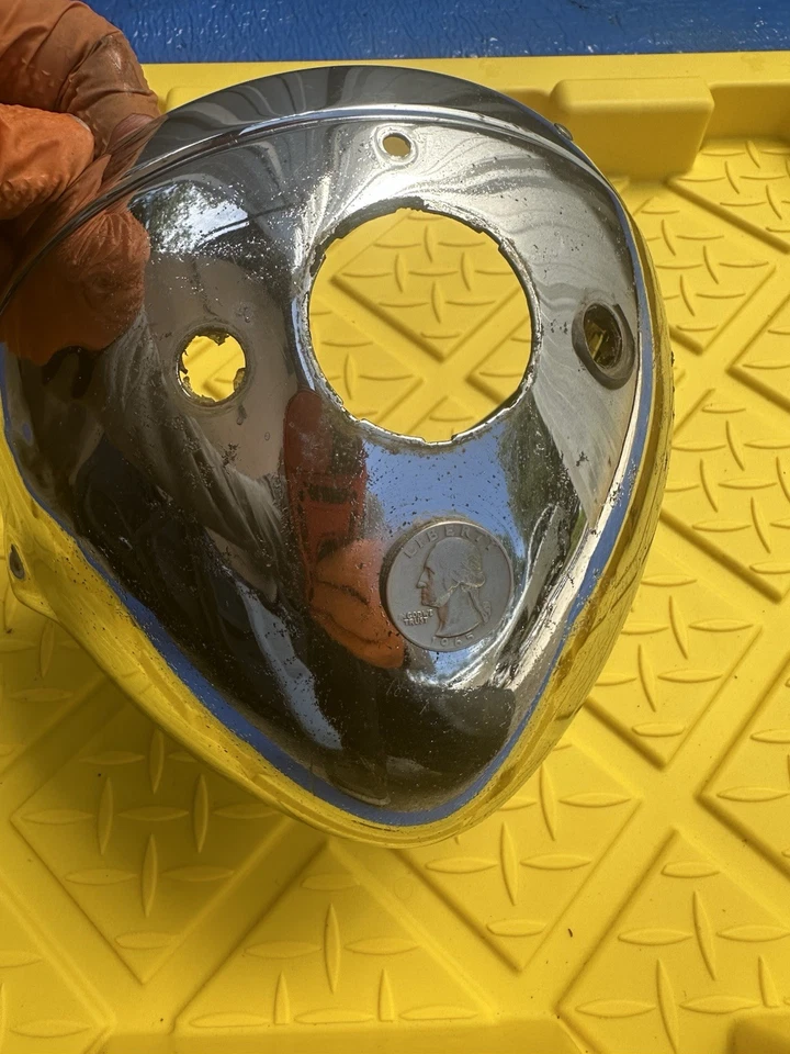 Cubo de faros Triumph T12OR 650 1969 Lucas S700P T120 R Bonneville Foto 4 de 4