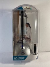 Logitech USB Desktop Microphone 980186-0403 for PC or Mac Skype Certified SEALED