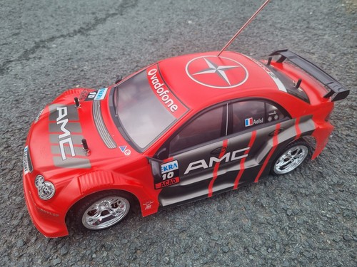 Mercedes AMG Rally Radio Remote Control Car 1/10 Rechargeable RC Car Red 20mph - Picture 2 of 8