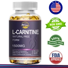 L-Carnitine - Strong Fat Burner Weight Loss - Supports Natural Energy Production