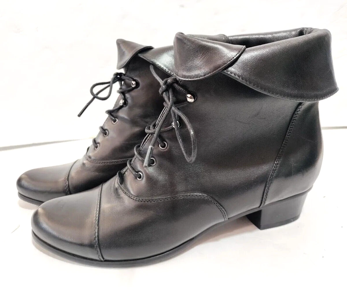 Fold down cheap ankle boots