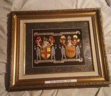 Framed & Stitched Family Crest ( Ireland )