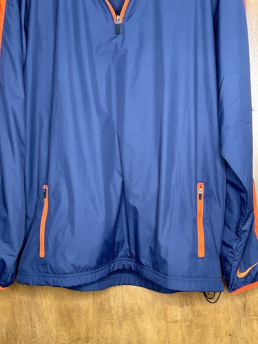 Chicago Bears Jacket Nike On Field Mens Windbreaker Small Blue 1/4 Zip NFL - Picture 8 of 13