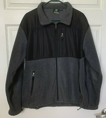 Men's NordicTrack Black And Gray Fleece 