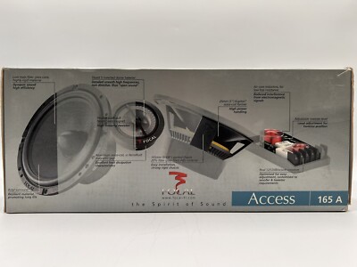 FOCAL Access 165A 6 1/2” Component Speakers Mids & Tweeters