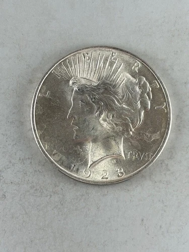 1923 Peace Silver Dollar -- STELLAR UNCIRCULATED COIN!