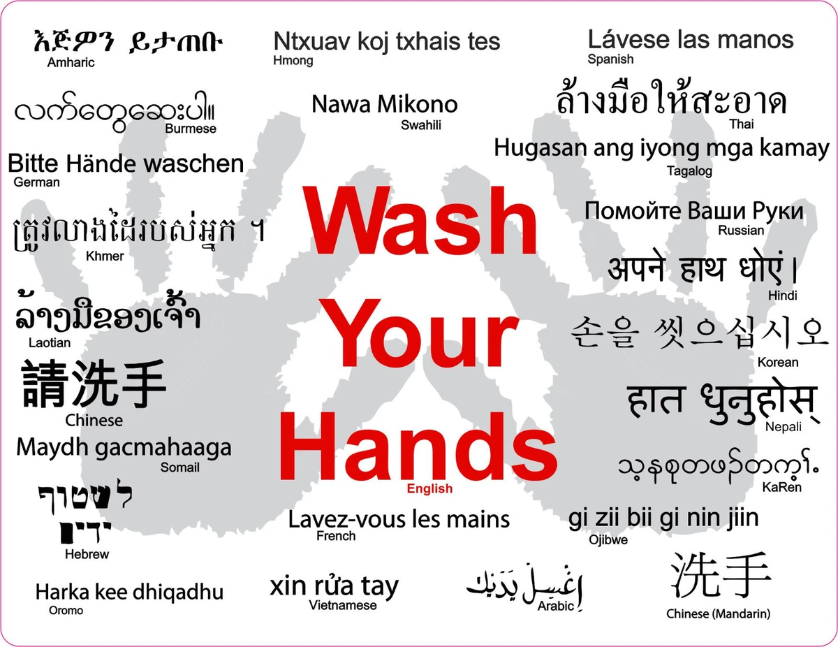Employee wash your hands poster