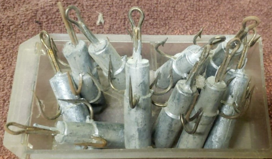 Fishing Hooks Snagging Sinking Weighted & Lead Drop Shot Weights Fish