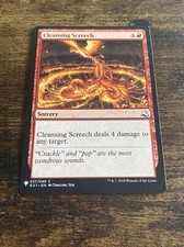 Magic the Gathering MTG Cleansing Screech (37) Global Series B10866*