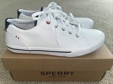 Sperry Top-Sider Boy's Striper II LTT Kids Shoe, White