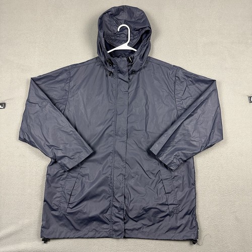 lands-end-rain-coat-womens-xl-18-20-blue-full-zip-polyvinyl-waterproof