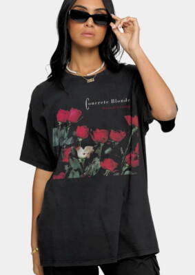 Vintage Style Concrete Blonde Short Sleeve Unisex T-Shirt