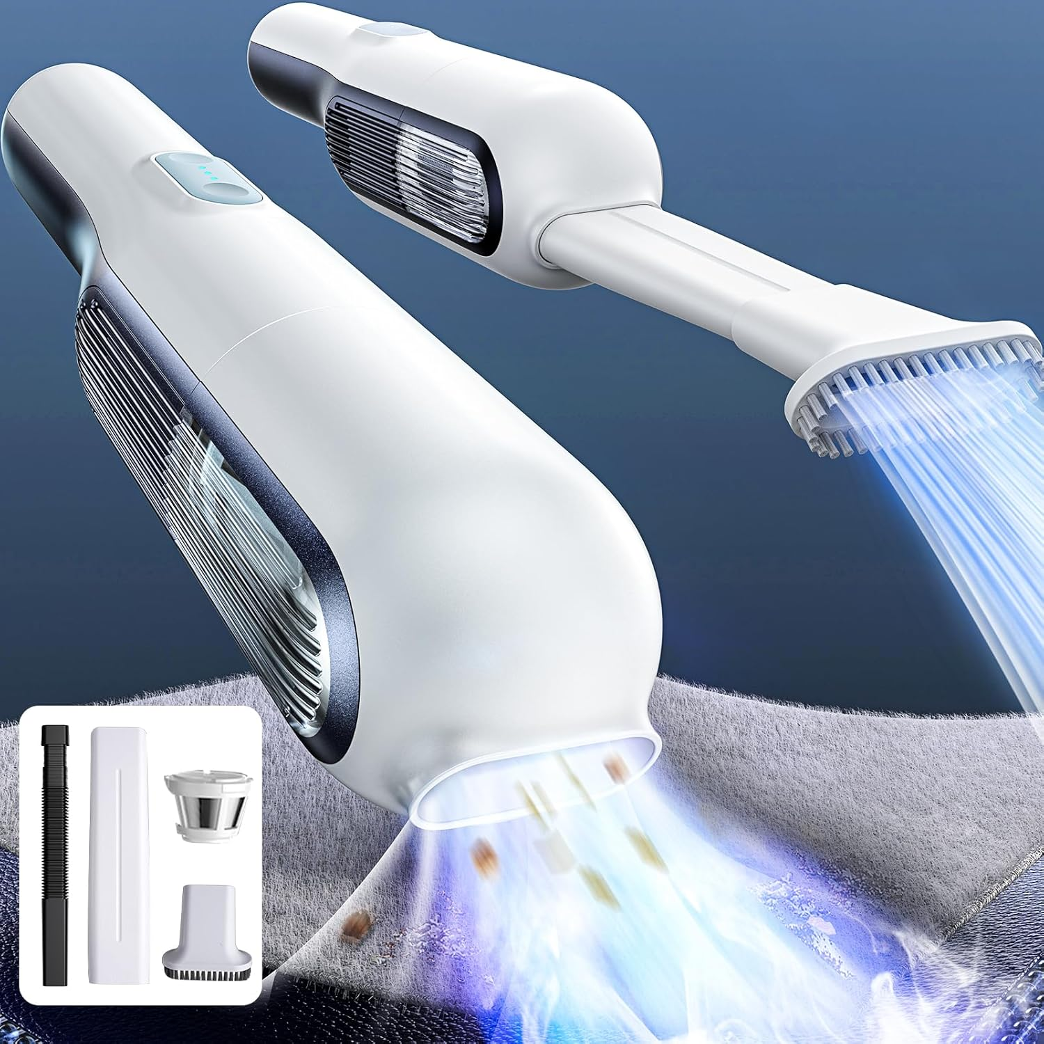 26Kpa Cordless Handheld Vacuum Cleaner for Home and Car – High Power-image