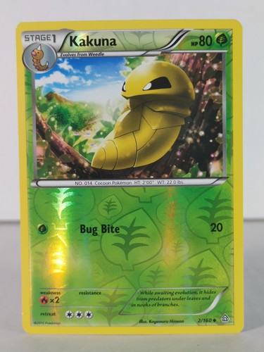 Kakuna - XY Primal Clash - 2/160 - Pokemon TCG - Reverse holo/non - Uncommon - Picture 3 of 26