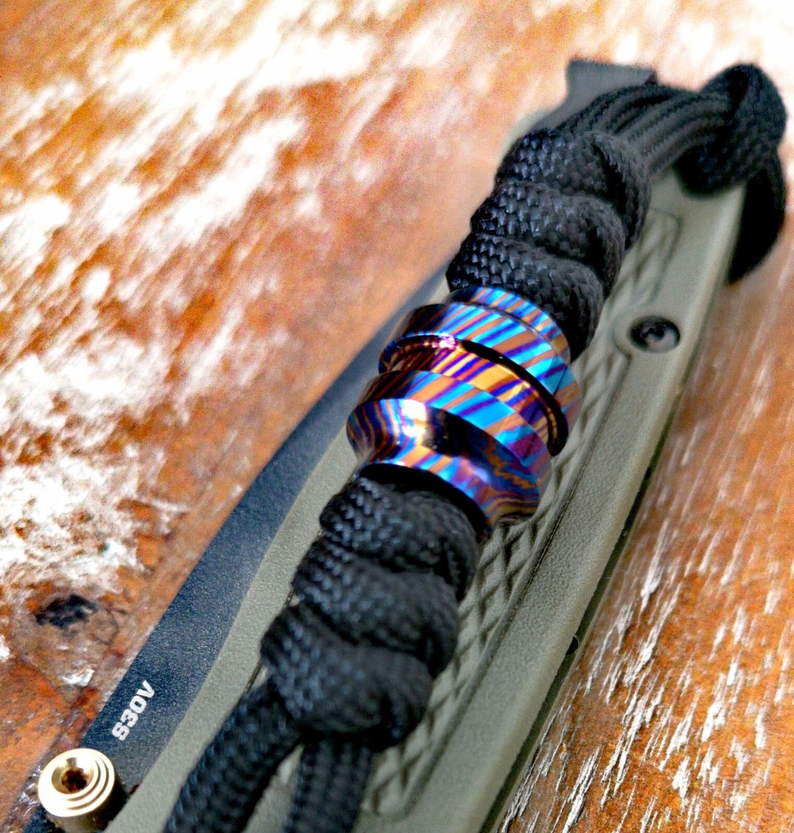Perles En Timascus / Mokuti Pour Bracelet Paracord EDC - Multicolore, Artisanales