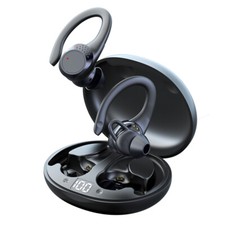 Bluetooth Stereo Earphone Wireless Computer Headset Microphone w/ Charging Case