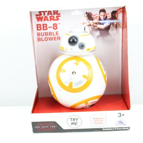 NEW Disney Parks Star Wars The Last Jedi BB-8 Bubble Blower Machine Toy