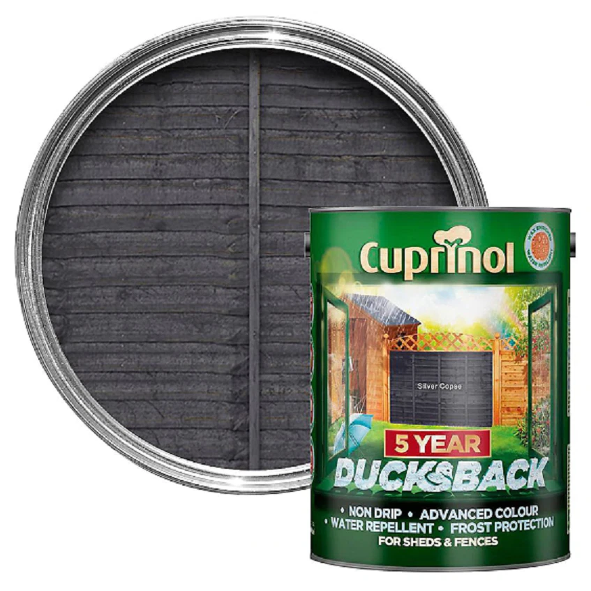 Cuprinol Litre Ducksback Weatherproof Fence Paint Forest
