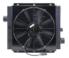 Mobile Hydraulic Oil Cooler Fan Shroud Model Dc-20 12 Volt Woc-63 With Or
