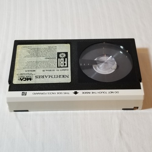 Nightmares 83 Beta Betamax Video Horror Halloween Lance Henriksen Raines NOT VHS - Picture 11 of 13