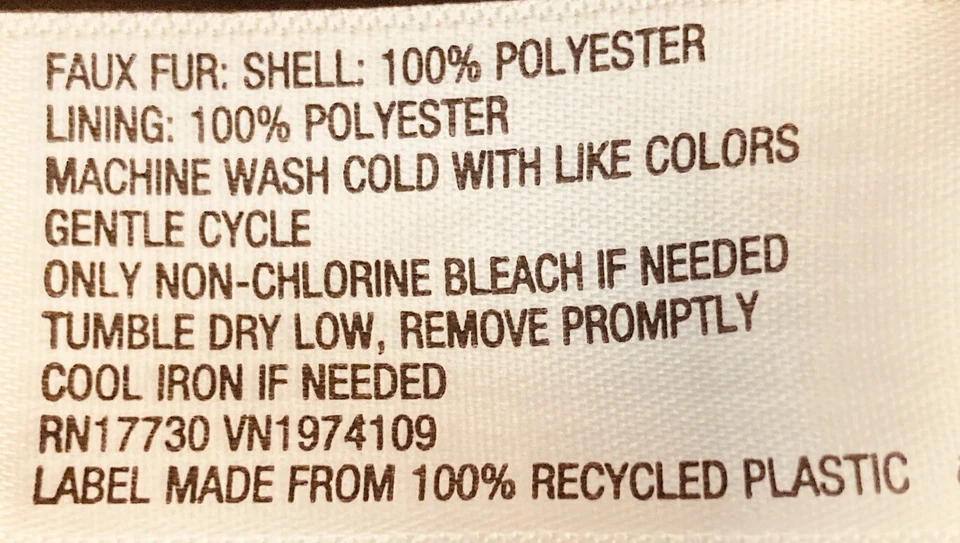 Wild Fable Women's Brown Faux Fur Jackett Size XS 20x28 - Image 4 of 4