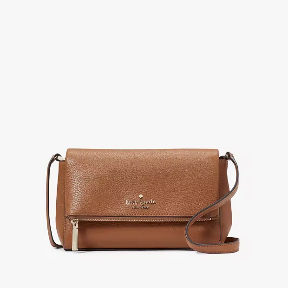 Kate Spade New York Leila Mini Zip Warm Ginger Pebble Kate Spade New York Leila Mini Zip Warm Ginger Pebble