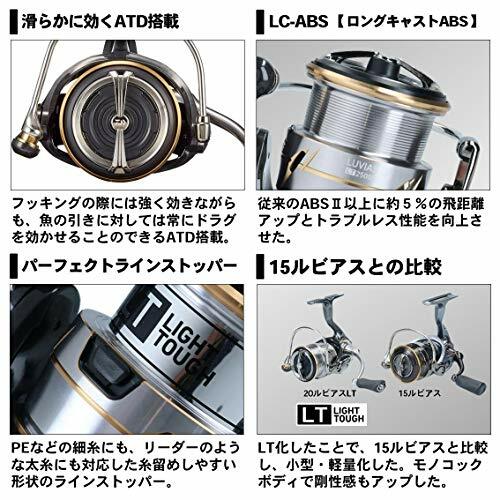 ダイワ　20 LUVIAS LT3000-XH (496065 227647) DAIWA Reel 20 Rubias LT3000S-CXH 76450 JAPAN IMPORT 4960652276450