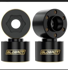 GLOBACT 15mm Hex Hub Extended Wheel Hex Hubs For 1/10 Trx4 Trx6 Axial SCX10 4Pcs