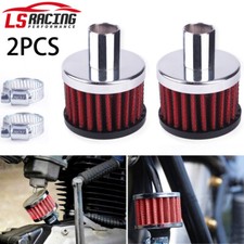 Pair High Flow Racing 34 Small Air Filter Motorcycle Turbo Cold Air Intake