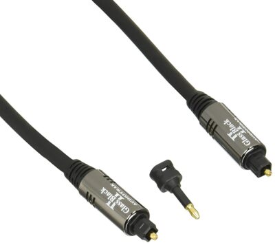 AUDIOTRAK Glass fiber OPTICAL digital cable GlassBlack2plus 1.0m GB2P100