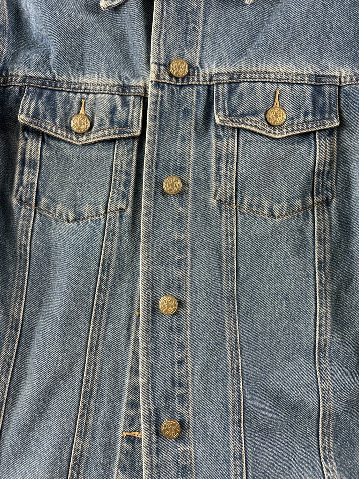 Nordstrom Womens Size Small Denim Waist Jacket Button Up Pockets - Image 2 of 4