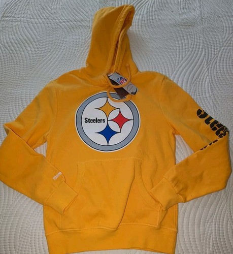 Pittsburgh Steelers Hoodie Light Gold NFLPA Men Small 38" Chest NWD Read - Picture 3 of 11