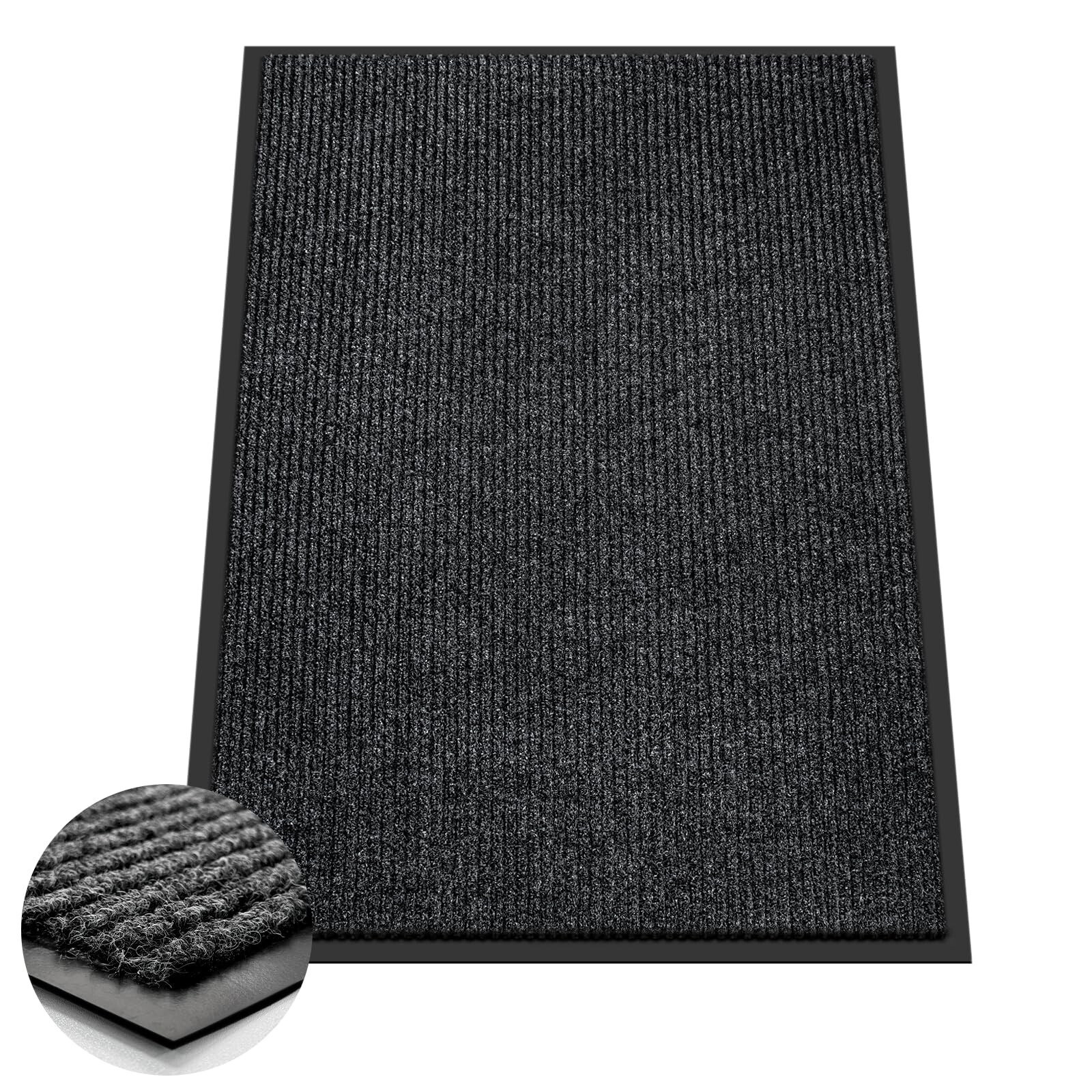 Azadx 3x4 Heavy Duty Non-Slip Indoor Outdoor Front Door Mat