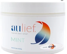 TOPICAL PAIN RELIEVER Herbal Therapeutic Massage Cream Mint Green 8oz CHINA-GEL