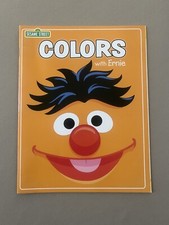 Sesame Street Ernie Colors Coloring Activity Workbook, 8 X 10 1/4 , Brand New