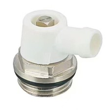 Efficient Drainage System 1/2in Radiator Vent Valve with Rotatable Drain Outlet