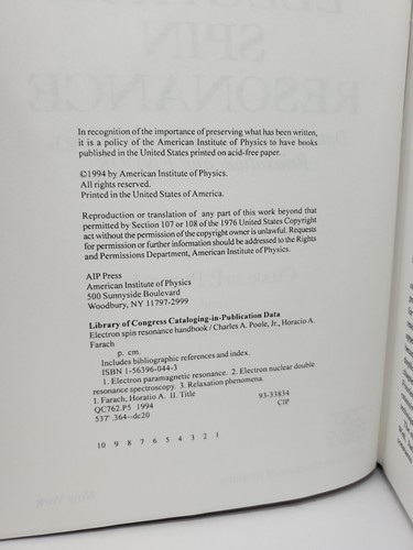 Handbuch der Elektronenspinresonanz: Datenquellen, Computertechnologie, Rela... - Bild 4 von 4
