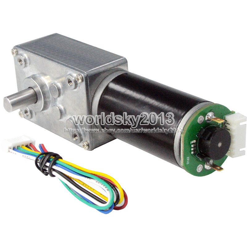 DC12V 24V A58SW555S High Torque Metal Turbo Worm Gearbox Reduction Gear DC Motor - Foto 6