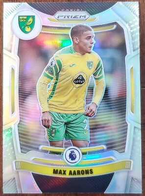 2021-22 PRIZM PREMIER LEAGUE MAX AARONS SILVER PARALLEL CARD #167 NM/MT