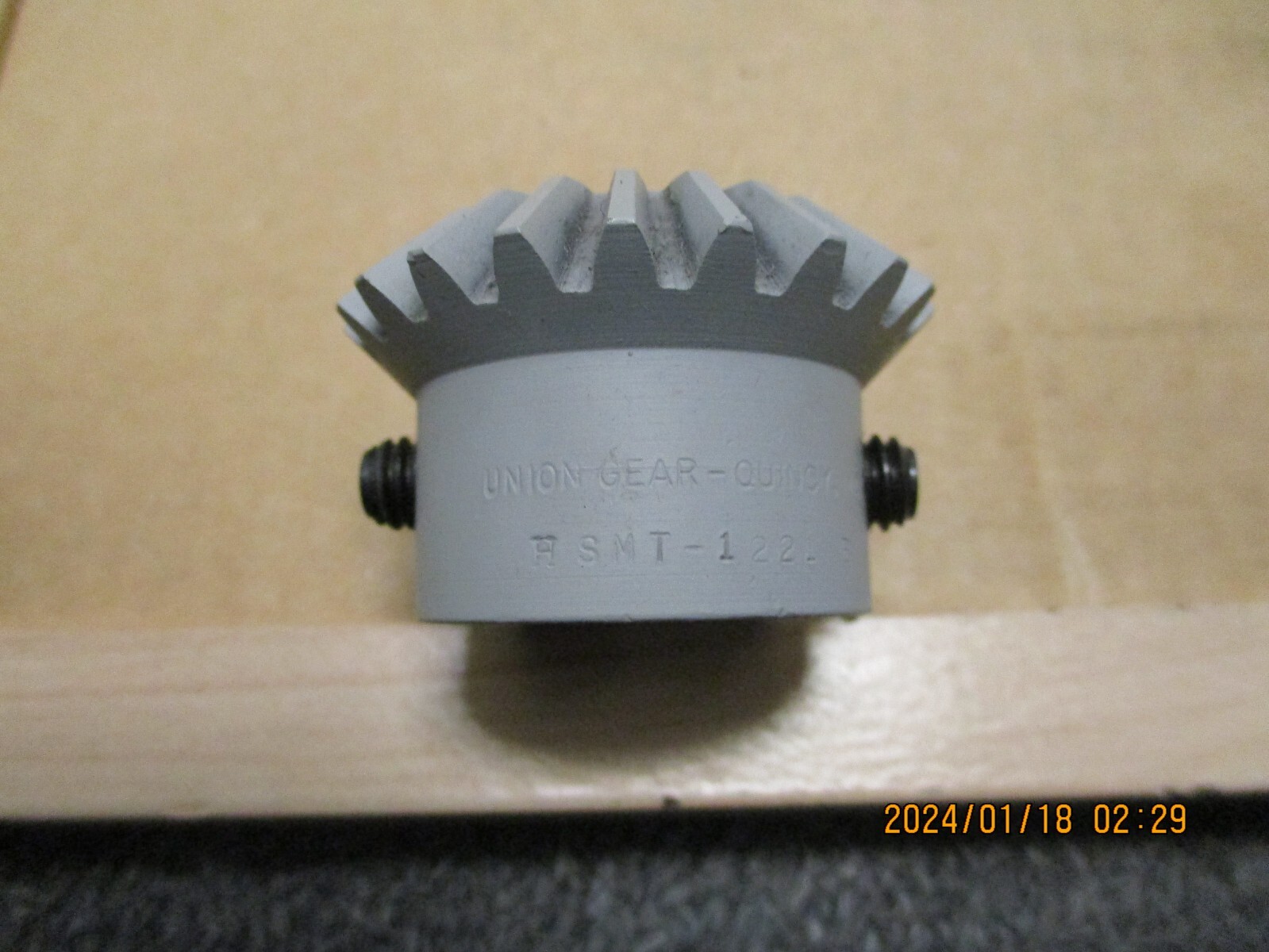 NEW OTHER UNION (BOSTON) L121Y MITER GEAR, 21 T, 12DP, 3/4" BORE, KY WY, 2 S.S.