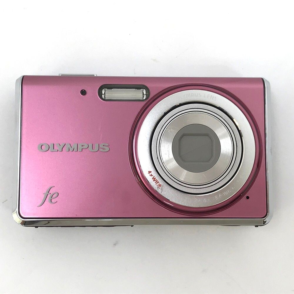 AS IS OLYMPUS FE-4020 Pink 14.0 MP 4x Optical Zoom Digital