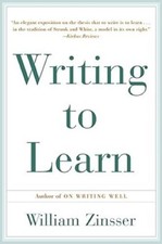 Writing to Learn/William Zinsser William Zinsser Paperback brand new