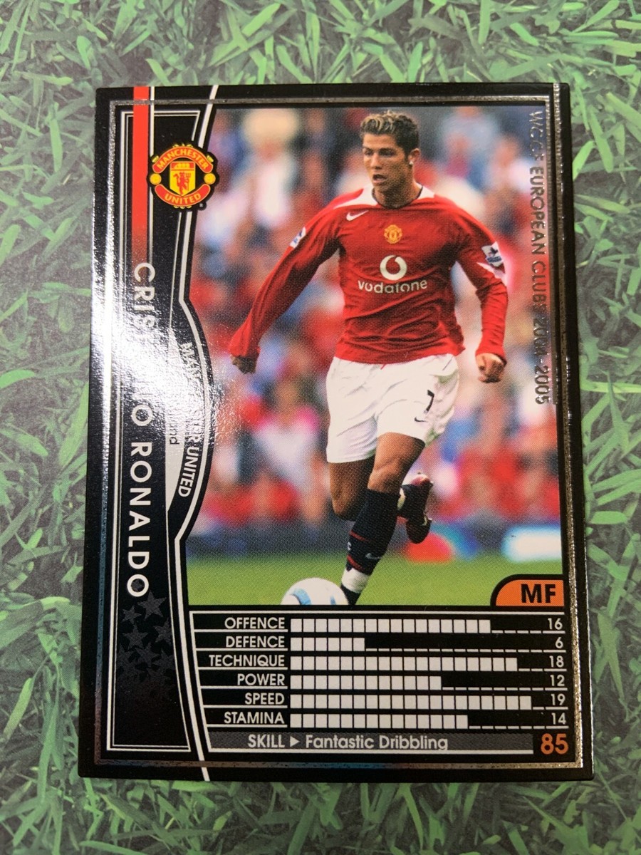 Panini WCCF 2004-05 Cristiano Ronaldo Manchester United Rookie