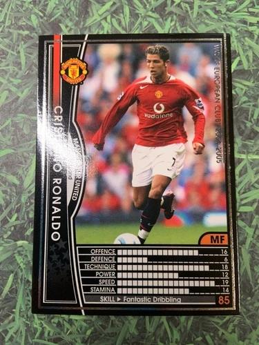 Panini WCCF 2004-05 Cristiano Ronaldo Manchester United Rookie card RC