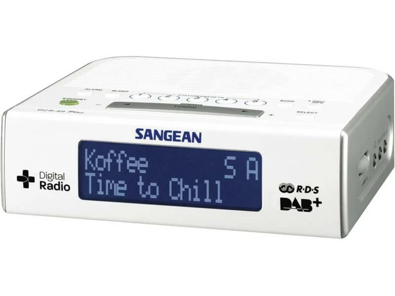 DCR-89 DAB+ FM RDS Digital Alarm Clock Radio White - Image 2 of 2