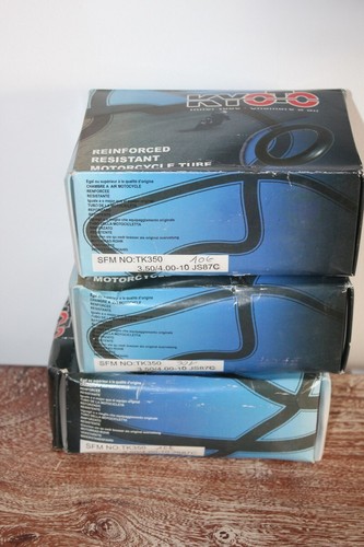 Lot de 3 Chambre à air KYOTO Valve JS87C 3.50/4.00-10 - Ref TK350 | eBay