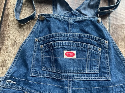 VINTAGE REVOLT DENIM OVERALLS WOMENS SIZE 16 GREAT CONDITION - Picture 2 of 13